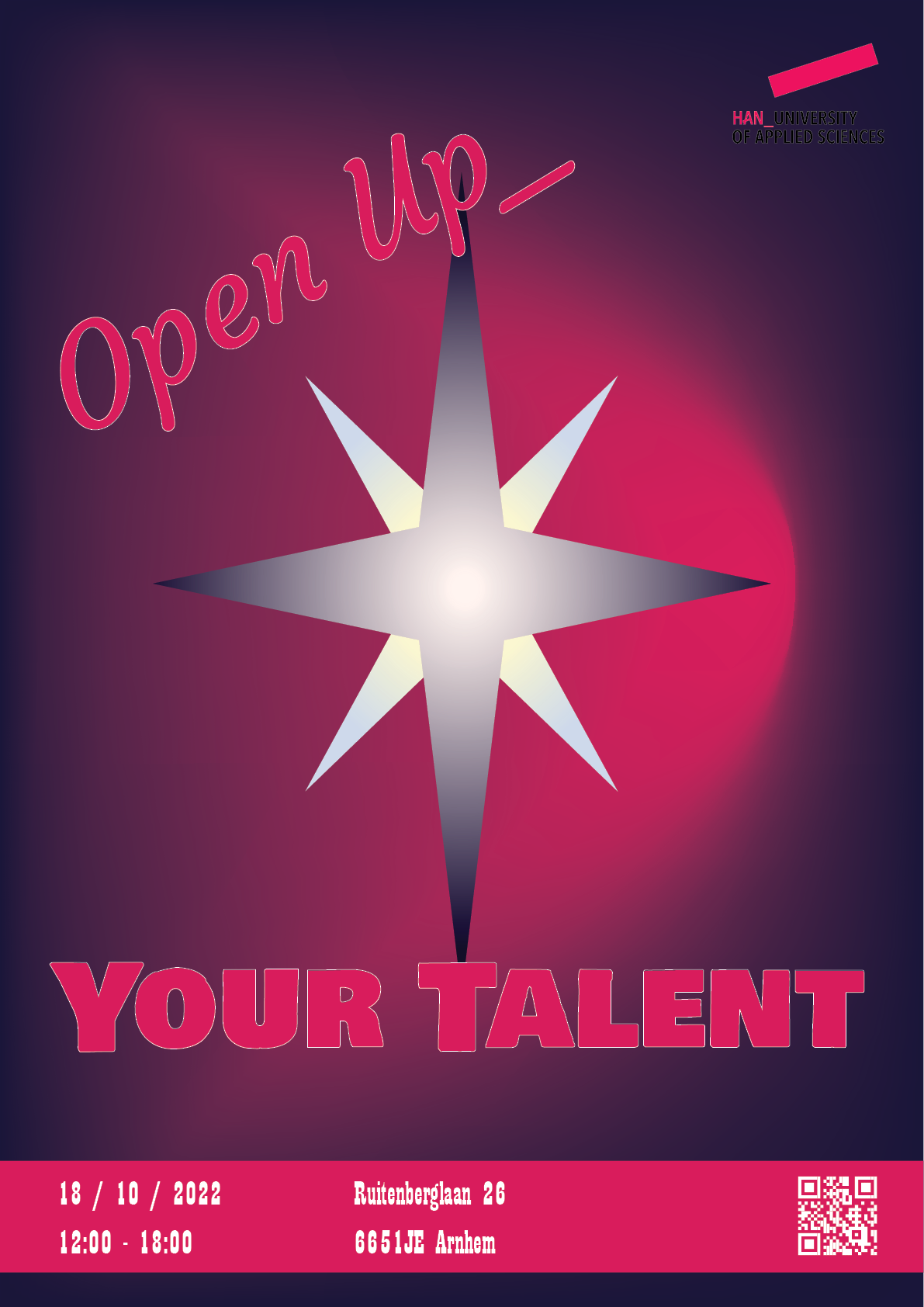 poster open up your talent